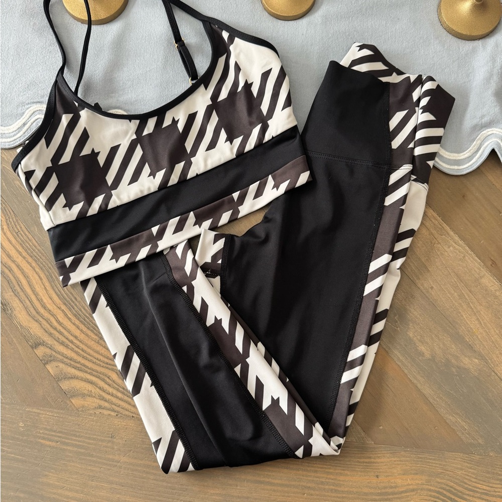 Beach Riot Houndstooth Set